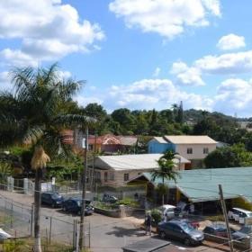 A colourful neighbourhood seen while volunteering in Jamaica with Projects Abroad.