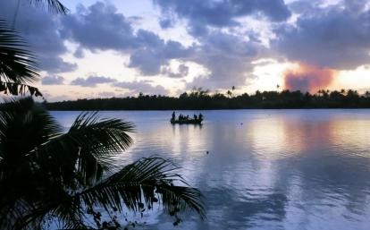Volunteers experience beautiful scenery during their English language course in Fiji.
