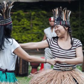 Participants enjoy cultural immersion in a local community in Tanzania